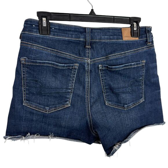 American Eagle Hi-rise Shortie Distressed Cut Off Shorts Women's 8 - Picture 3 of 6